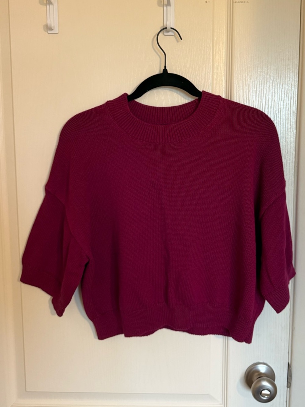 Banana Republic Fuchsia Crewneck Sweater